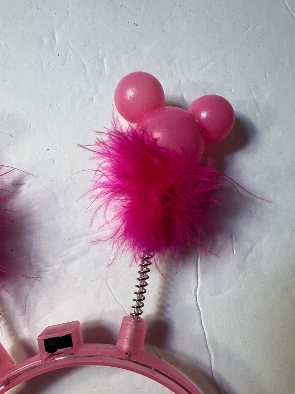 Pink Feather Pom Headband for Kids - Picture 8 of 12